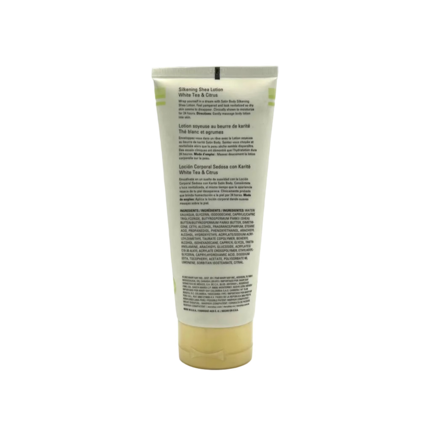 Mary Kay Satin Body Silkening Shea Hand &amp; Body Lotion ~ White Tea &amp; Citrus