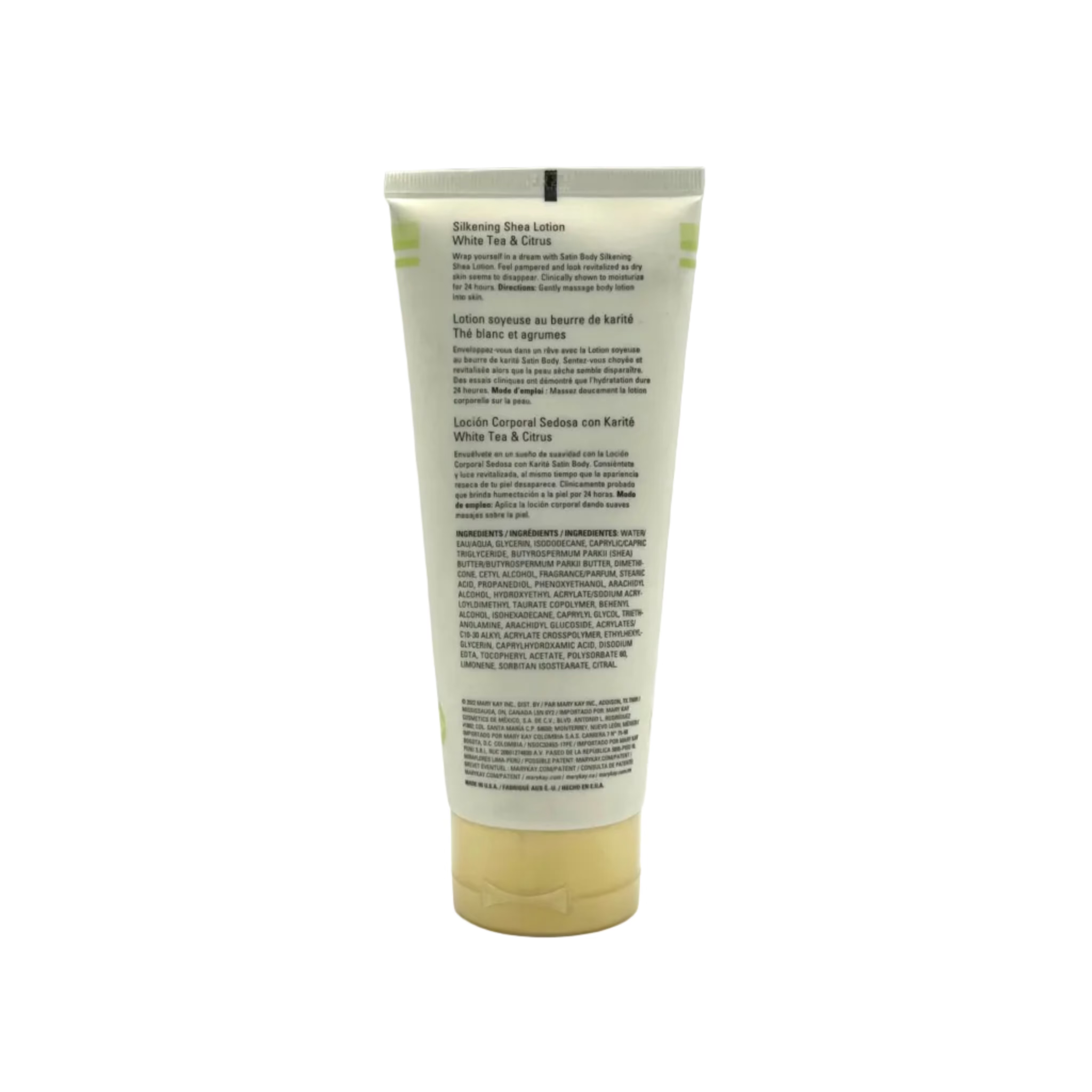 Mary Kay Satin Body Silkening Shea Hand &amp; Body Lotion ~ White Tea &amp; Citrus