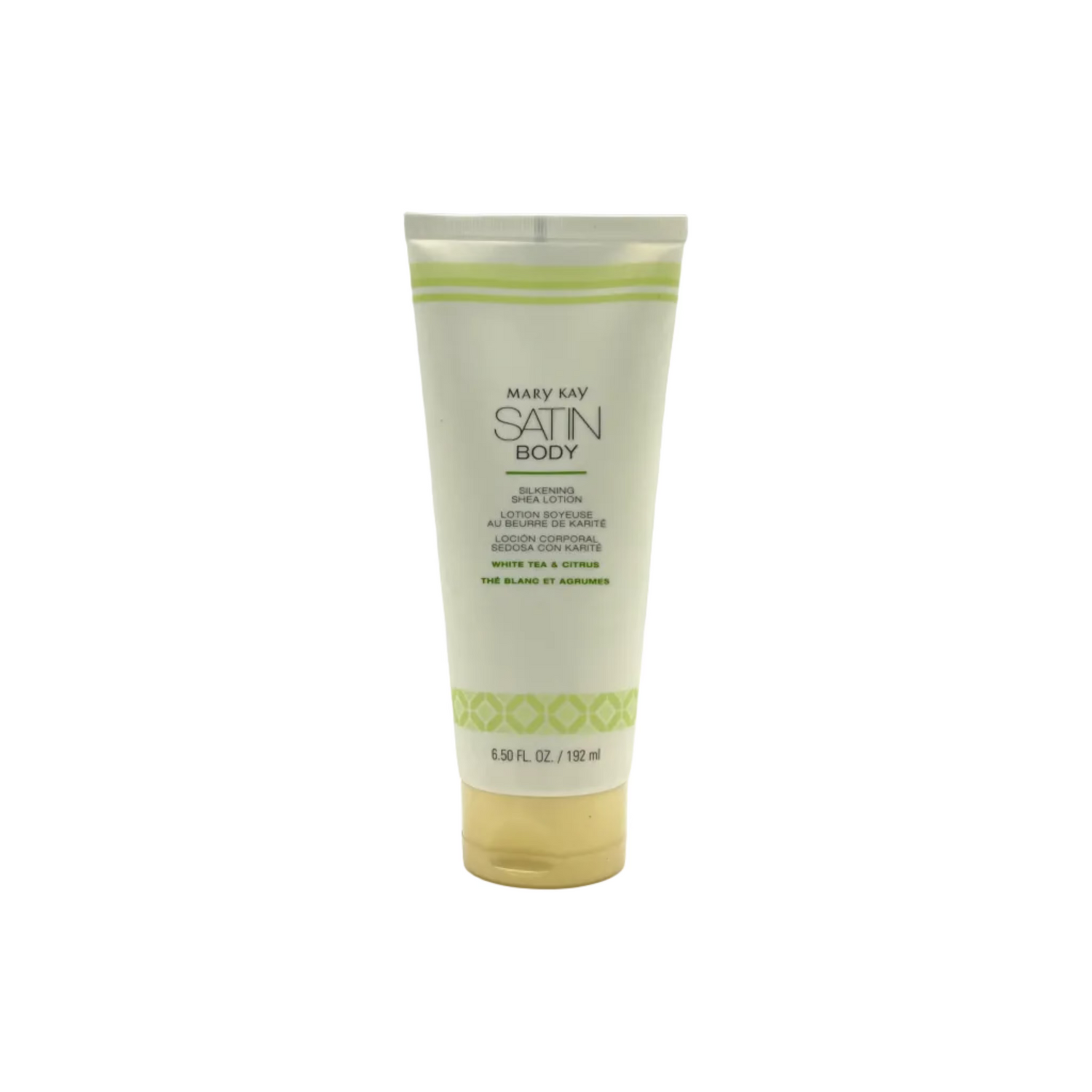 Mary Kay Satin Body Silkening Shea Hand &amp; Body Lotion ~ White Tea &amp; Citrus