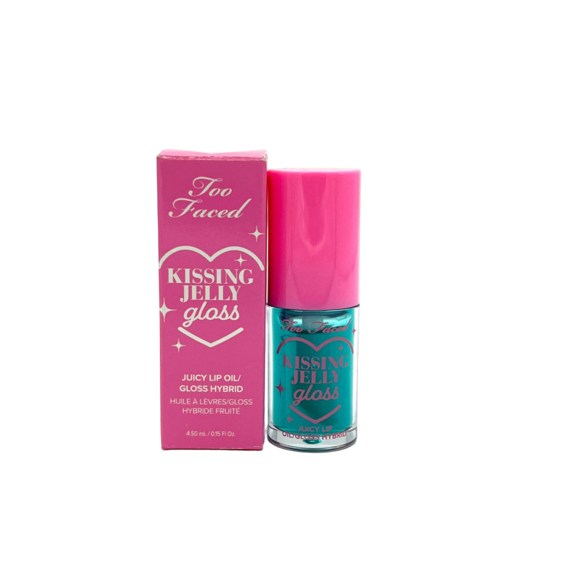 Too Faced Kissing Jelly Gloss ~ Juicy Lip Oil ~ Gloss Hybrid ~ Sweet Cotton Candy
