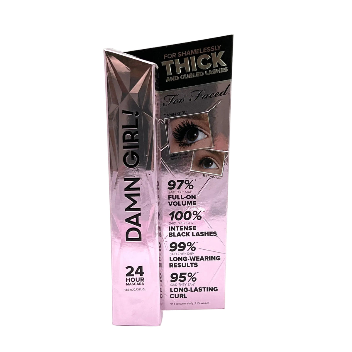 Too Faced Damn Girl! 24 Hour Mascara ~ Black