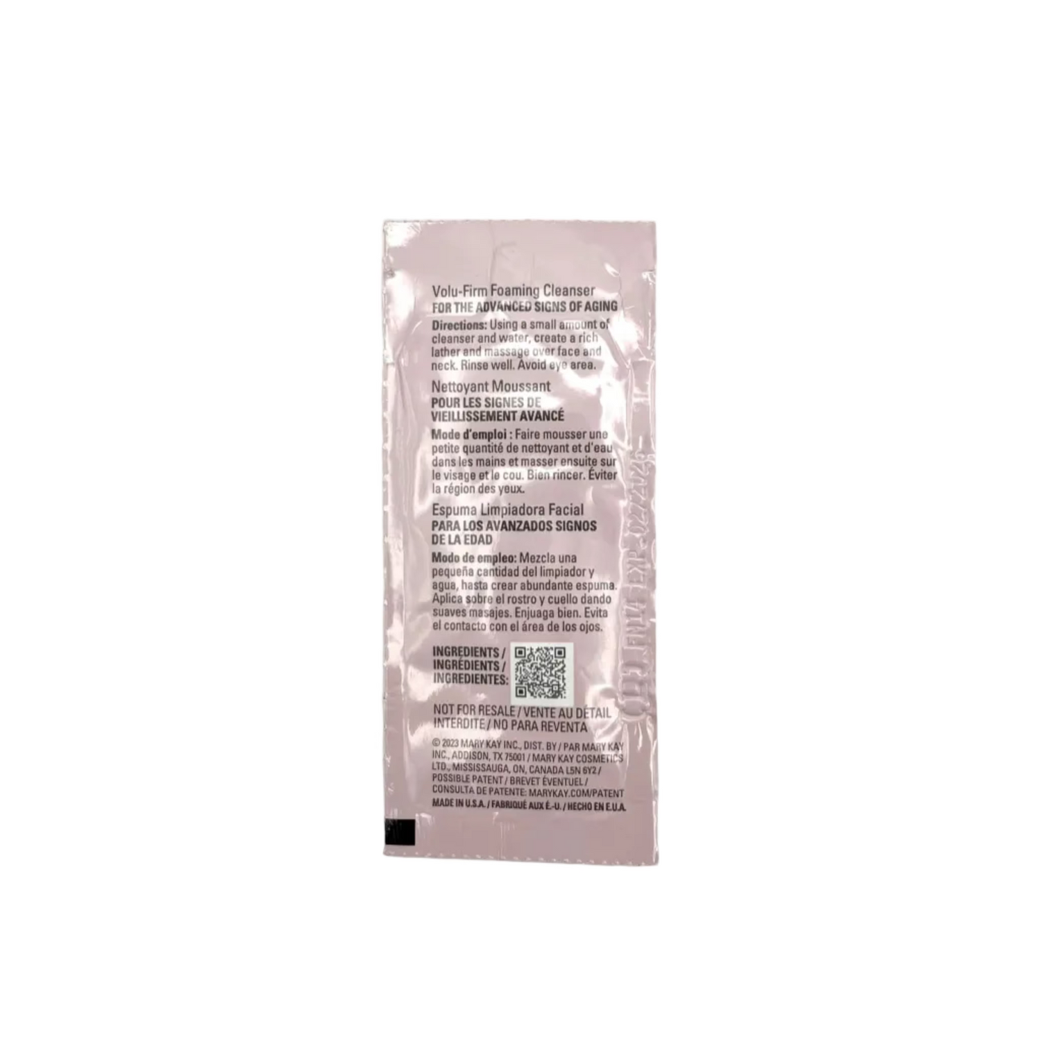 Mary Kay Timewise Repair Volu-Firm Foaming Cleanser Sample