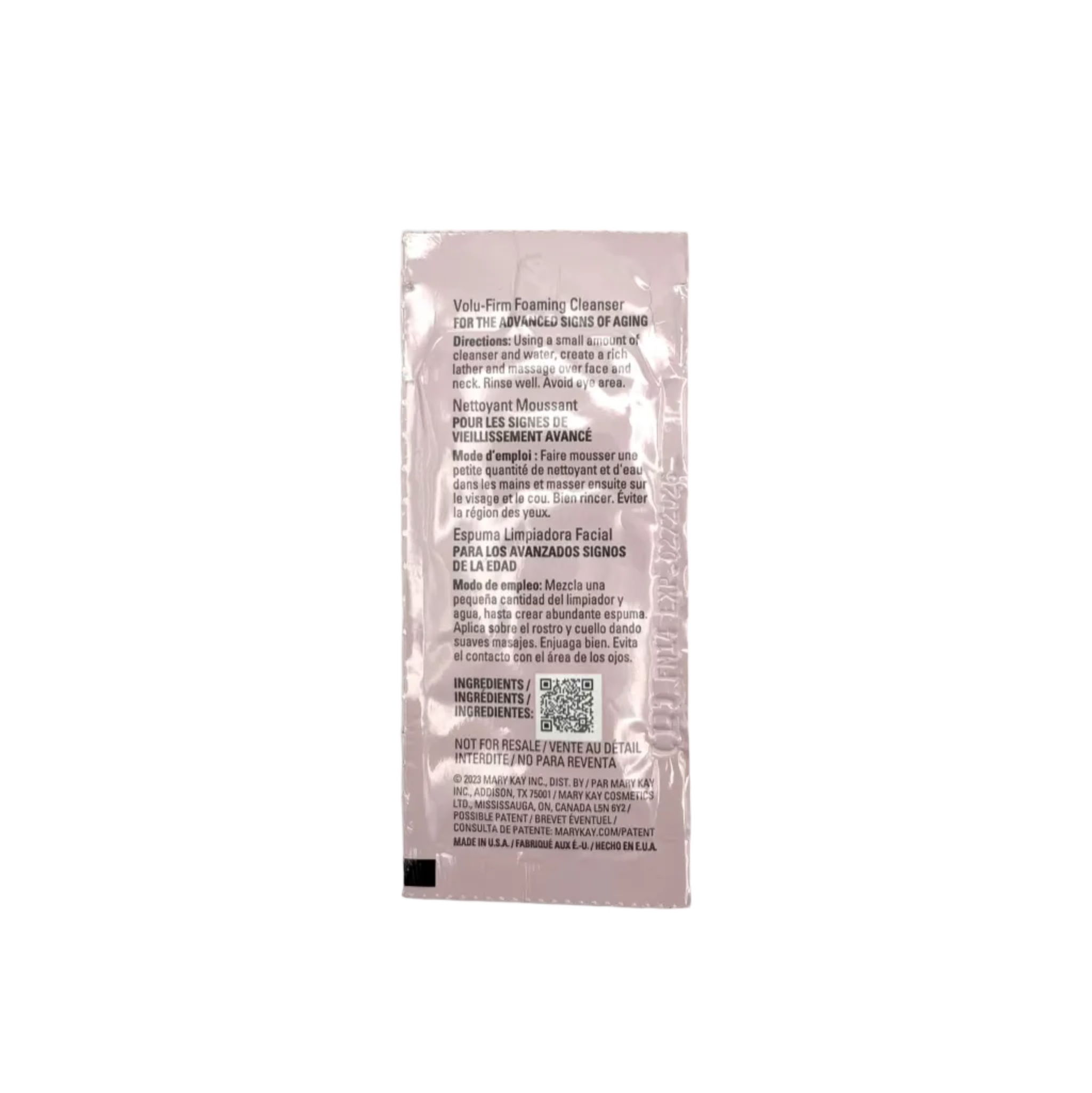 Mary Kay Timewise Repair Volu-Firm Foaming Cleanser Sample