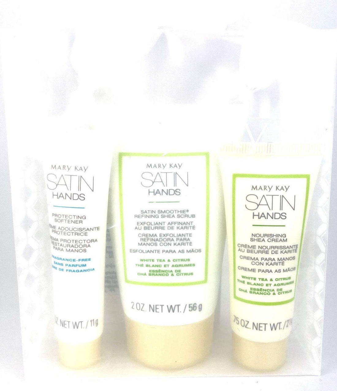 Mary Kay Deluxe Satin Hands Pampering Set ~ White Tea &amp; Citrus