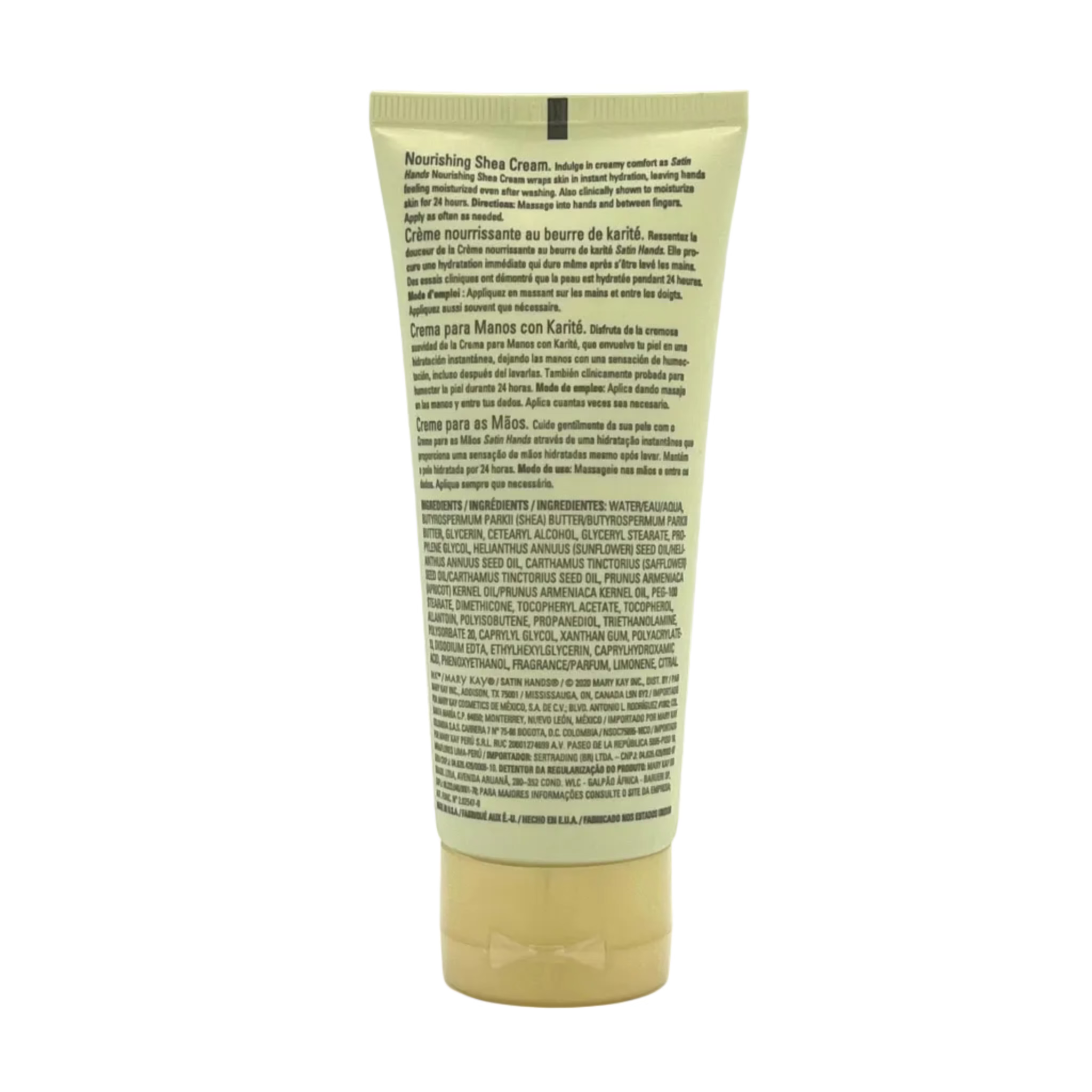 Mary Kay Satin Hands Nourishing Shea Cream Hand Lotion ~ White Tea &amp; Citrus